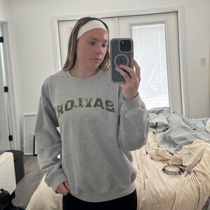 Gray BAYLOR Crewneck